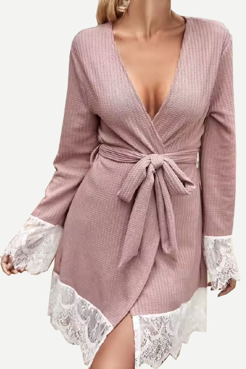 Lace Spa Custom Cotton Bath Robes For Women Robe Supplier