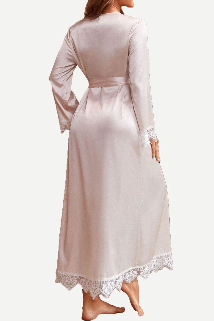 Wholesale Luxury Silk Lace Robes Women Robes Manufacturer Supplier