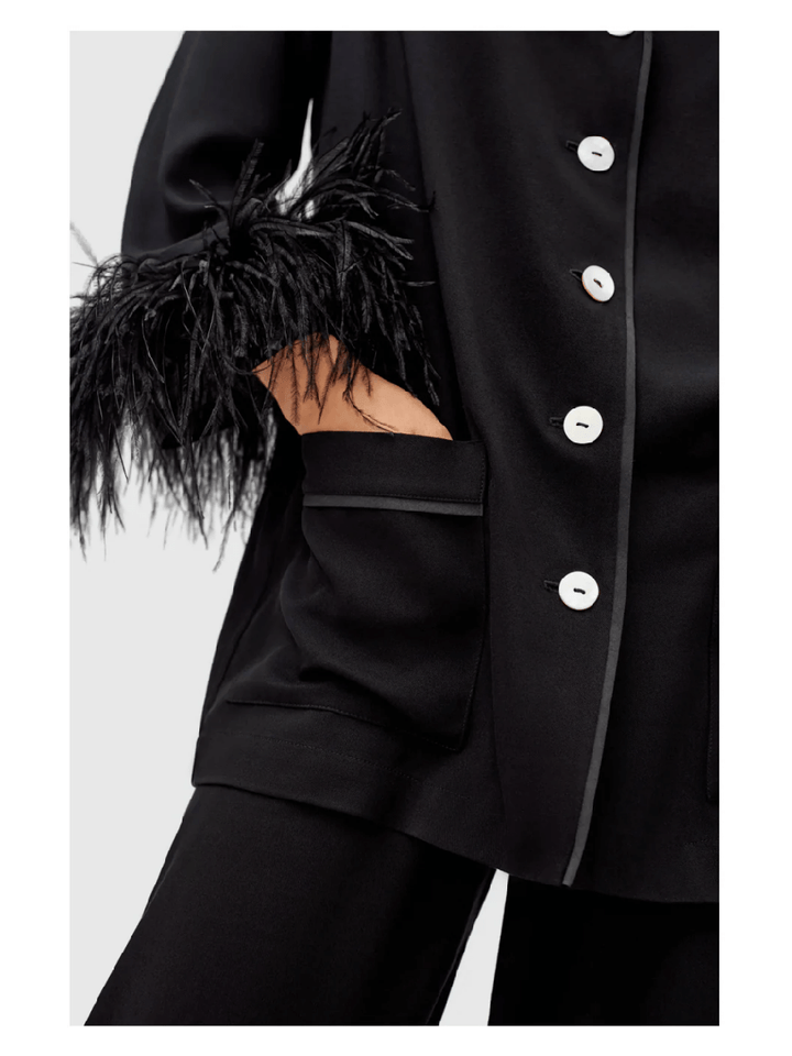 Wholesale Luxury Party Pajamas with Feathers