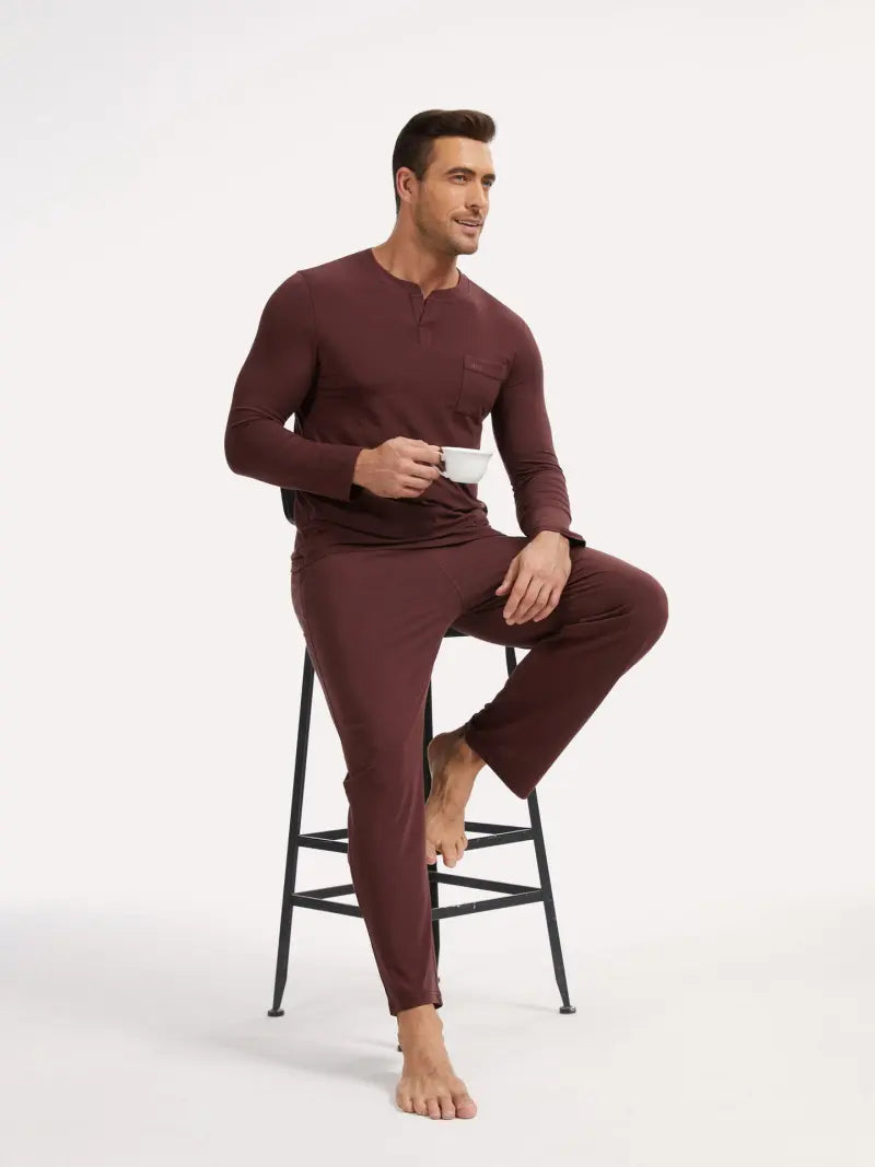 Luxury Modal Pajamas Wholesale  Modal Men Sleepwear Supplier