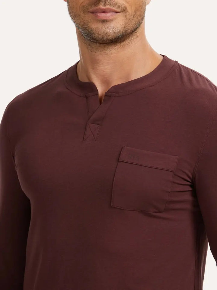 Wholesale luxury modal men sleepwear supplier pajama set