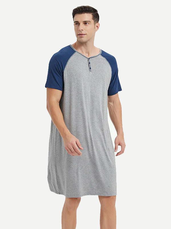 Wholesale Mens Nightgown Night Sleepwear-G3813023