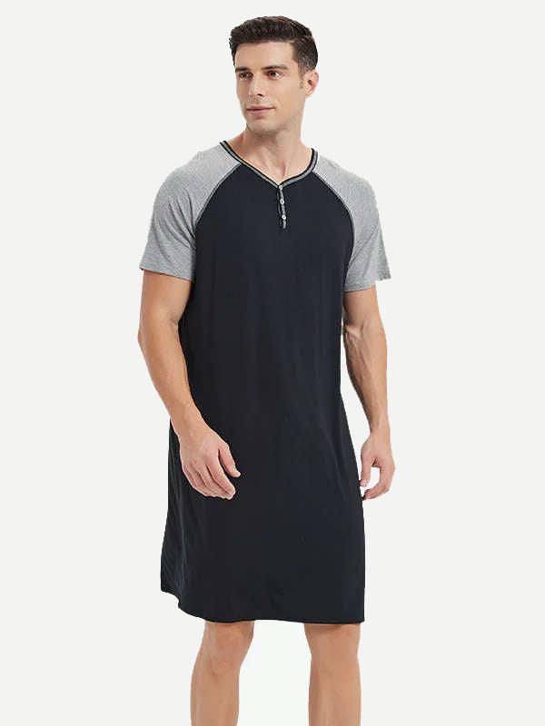 Wholesale Mens Nightgown Night Sleepwear-G3813023