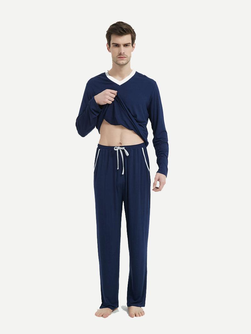 Wholesale Men PJs Custom Pajamas-2311820035