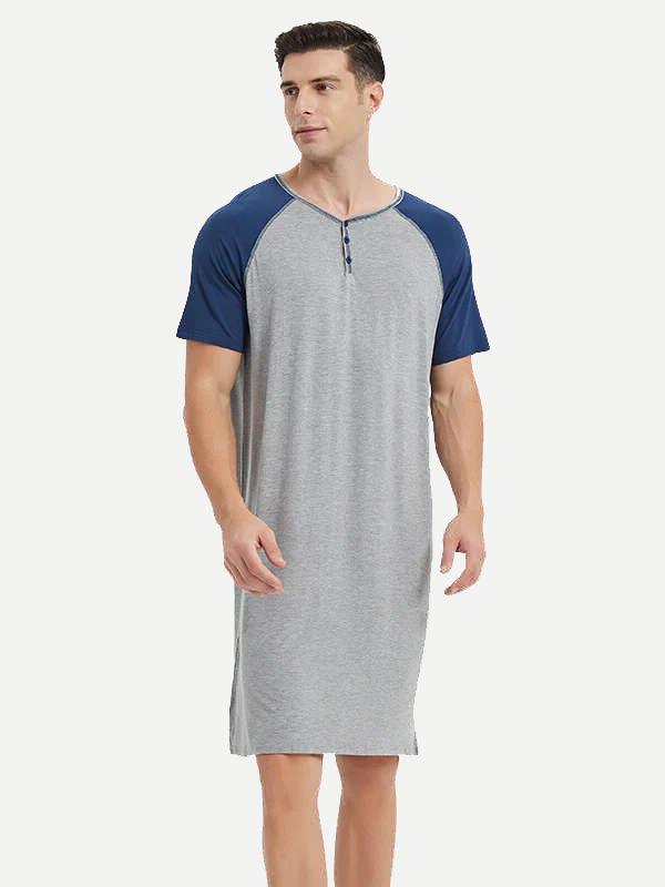 Wholesale Mens Nightgown Night Sleepwear-G3813023