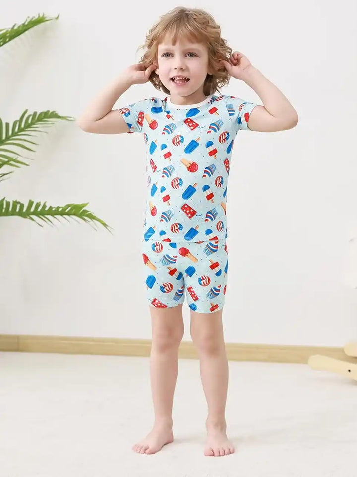 OEM ODM Boys Pyjama Supplier Kids 2-piece Sleepwear
