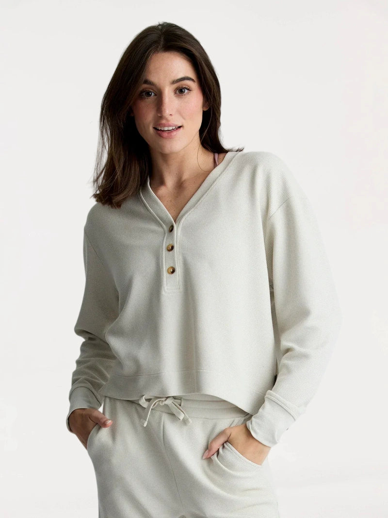 breathable waffle knit women lounge wear Manufacture