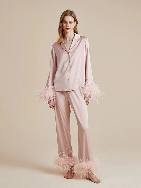 Wholesale Luxury Silk Pj Set