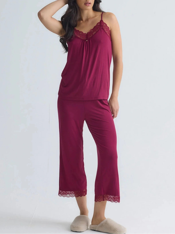 Custom bamboo viscose pajama set