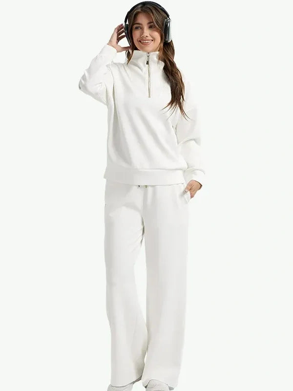 wholesale loungewear sets sweatpant set factory supplier