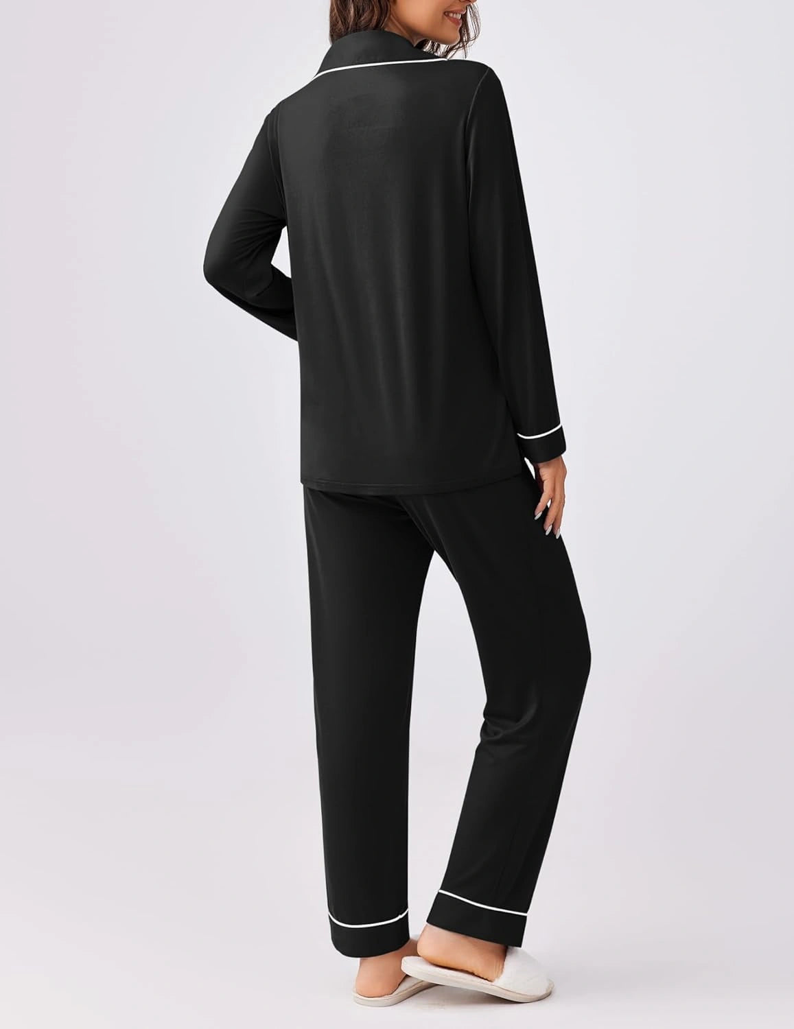 Women TENCEL™ modal PJ set manufacturer custom eco-friendly pajamas