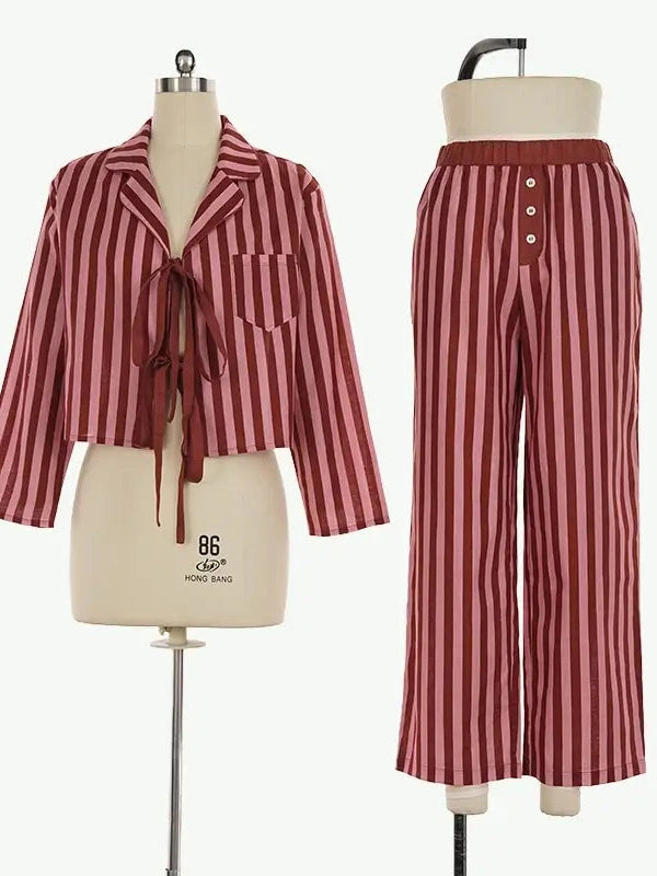 wholesale loungewear vendors women cotton pjs set