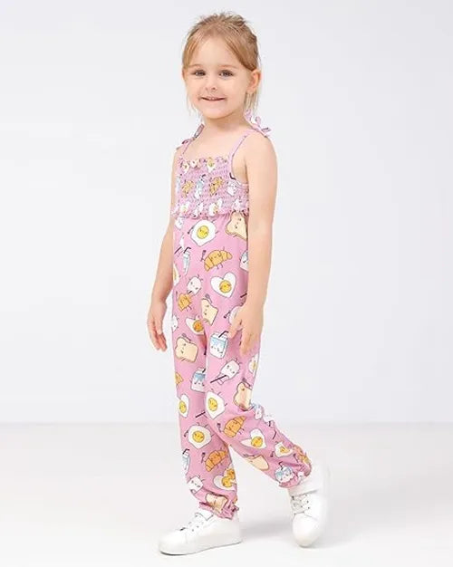 Girl's Jumpsuit Sleeveless Bamboo Romper Kids Wholesale