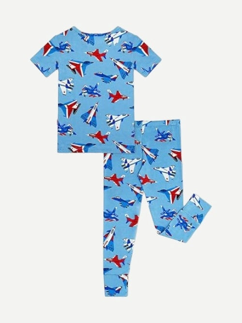 Boys Christmas Pajamas Kids Short Pj Sets Bulk Supplier