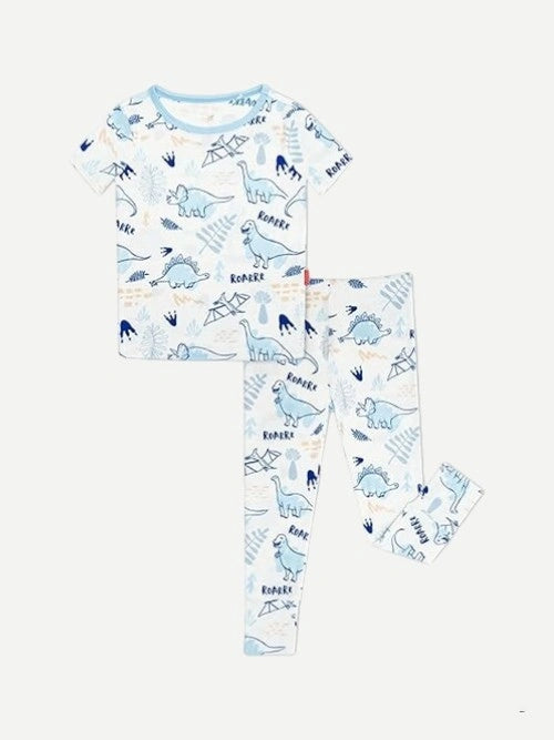 Bamboo Viscose Baby Boys Kids Short Pajamas Wholesale Supplier