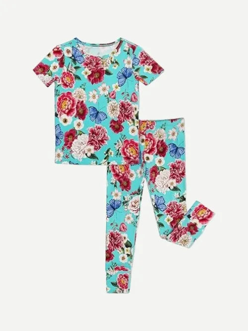 Full Print Custom Short Pajamas Kids Sleepwear Pjs Wholesale