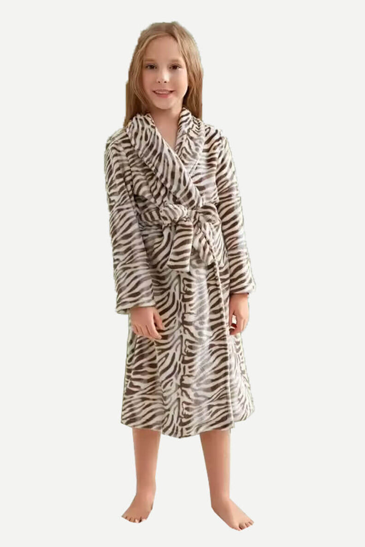 Wholesale Custom Kids Full Printed Cotton Bath Robes