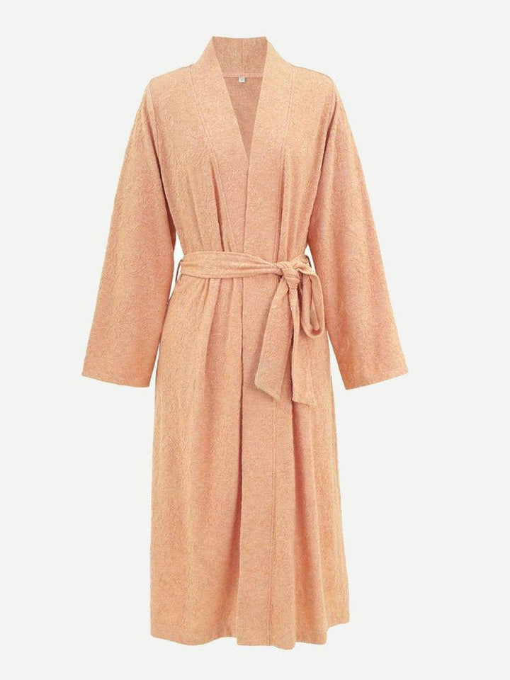 OEM ODM Ladies Long Sleeve Nighties Robe-2311820013
