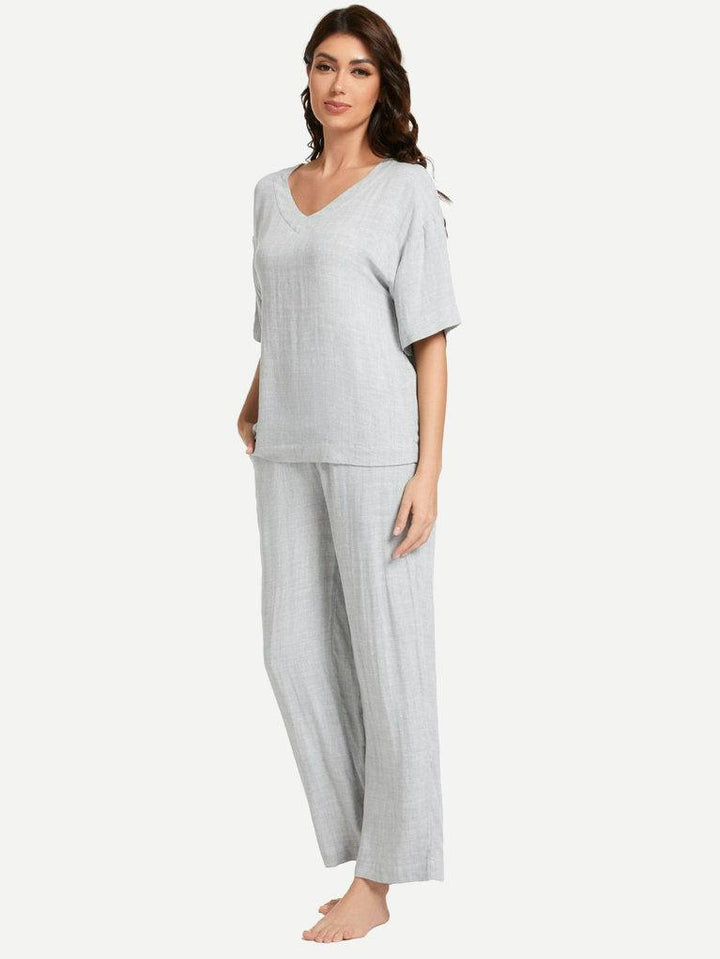 OEM ODM Customizable Loungewear Set for Women in Bulk-2313810107