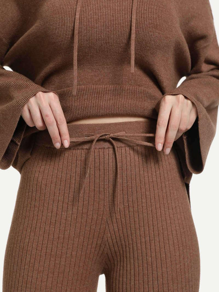 OEM Brown Loungewear Set for Women in Bulk