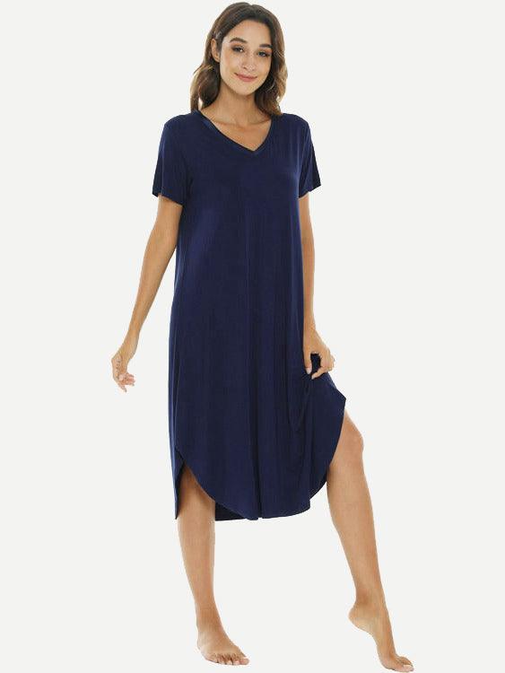 Short Sleeve Women’s Custom Nightgown in Bulk