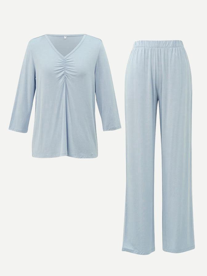 Classic Women Bamboo Pajamas Custom Sleepwear Manufacturer-2315500085 - Glamour Bamboo Pajamas