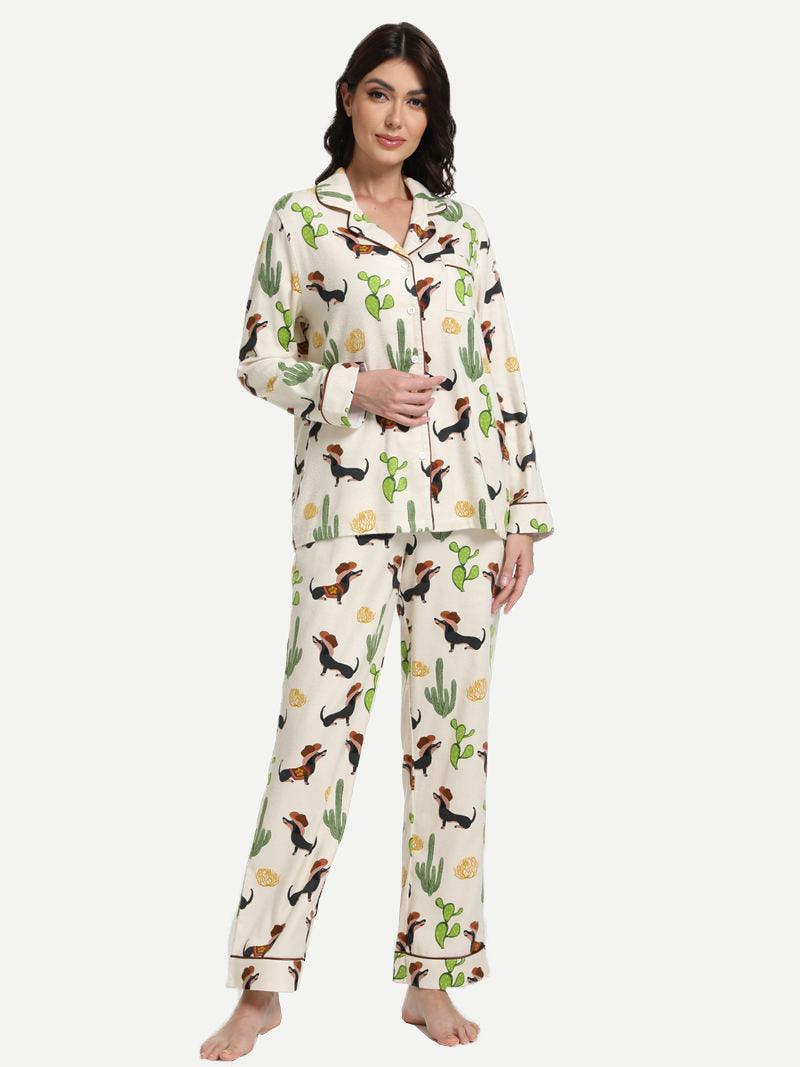 Classic Ladies Pyjamas Wholesale Bamboo Pajamas-2311820099