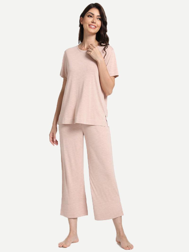 Customizable Bamboo Viscose Women Pj Sets Pajamas
