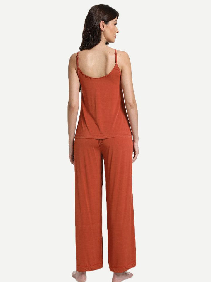 Wholesale Camisole and Long Pants Women Pajamas-2313810082