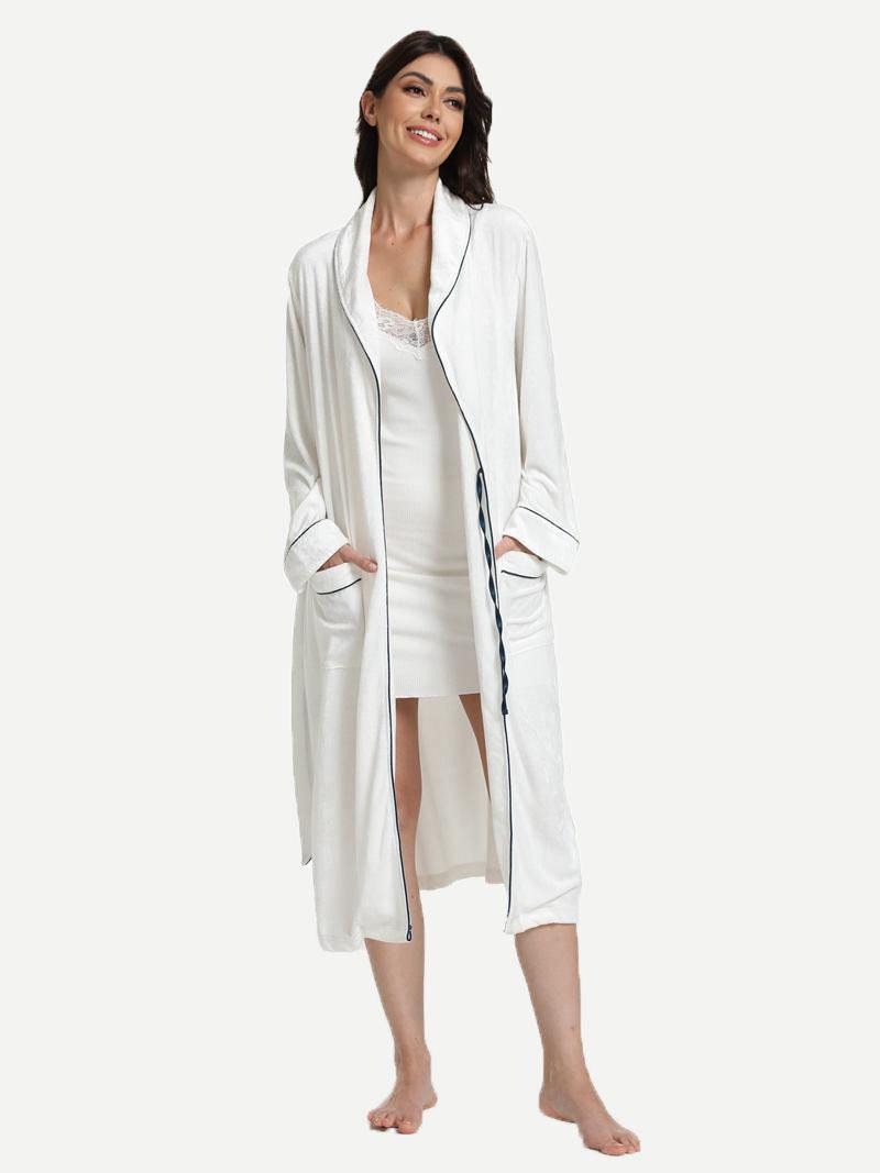 OEM Wholesale Women Robe Bathrobes-2311820022 - Glamour Bamboo Pajamas