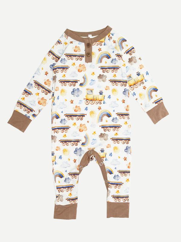 High Quality New Born Baby Clothes Bamboo Rompers Pyjamas Toddler Clothing - Glamour Bamboo Pajamas