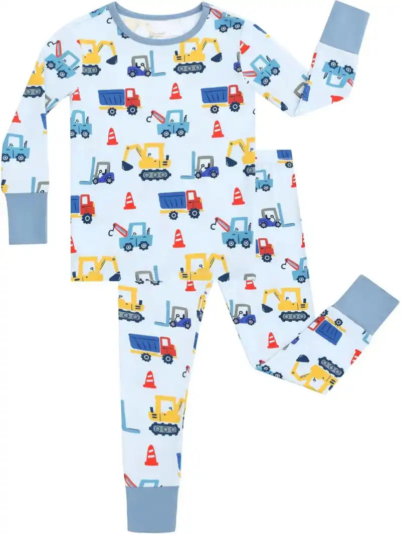 Wholesale Custom Kids Pajama Set Long Sleeves Pants Pjs