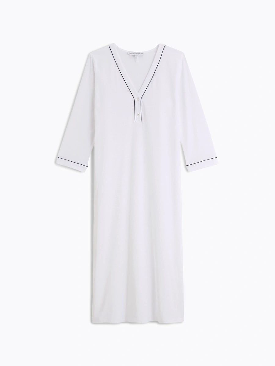 Wholesale white women sleep dress cotton fabric