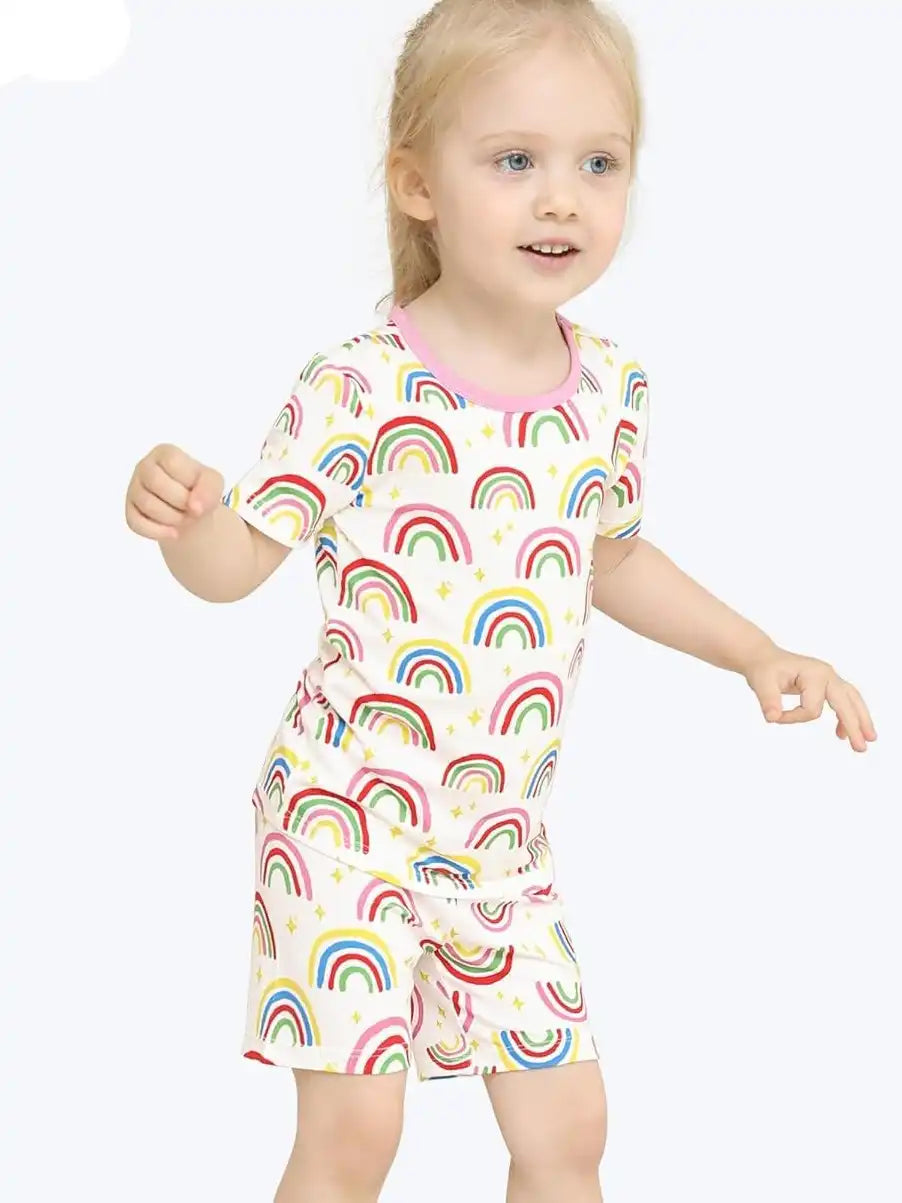 Custom Full Printed Nightwear| OEM Strawberry Sleepwear For Kids