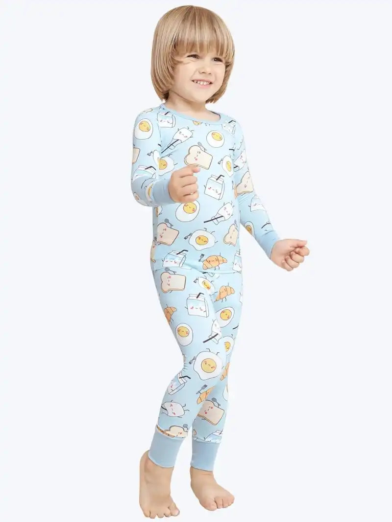 Kids Pajamas Wholesale Bamboo Viscose Sleep Pjs Set