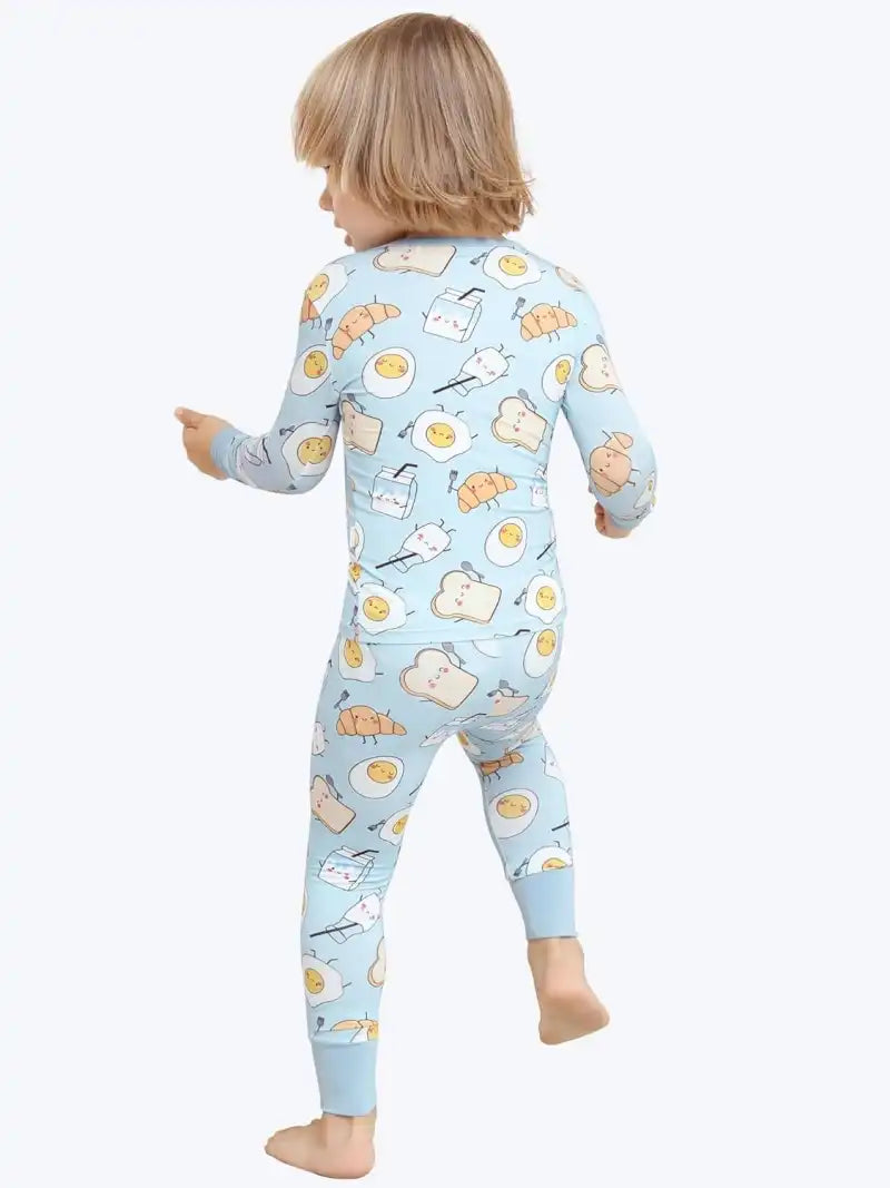 Kids Pajamas Wholesale Bamboo Viscose Sleep Pjs Set