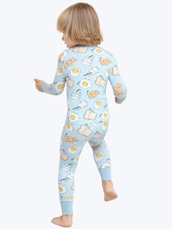 Kids Pajamas Wholesale Bamboo Viscose Sleep Pjs Set
