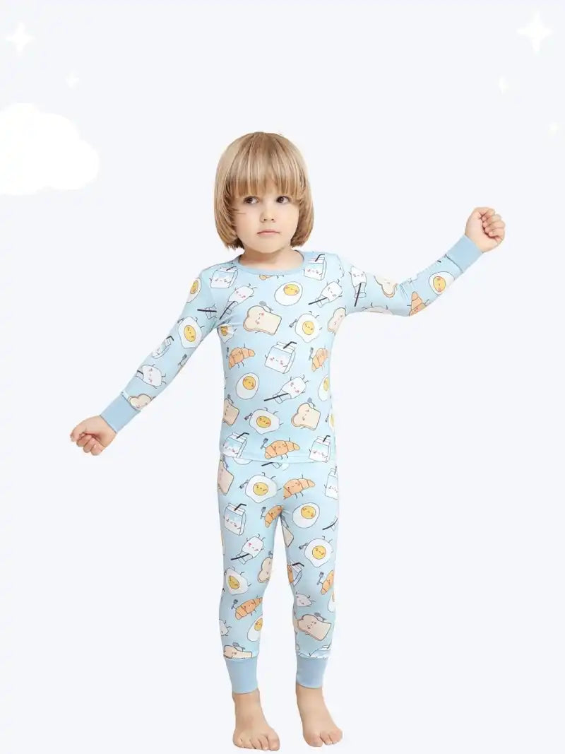 Kids Pajamas Wholesale Bamboo Viscose Sleep Pjs Set