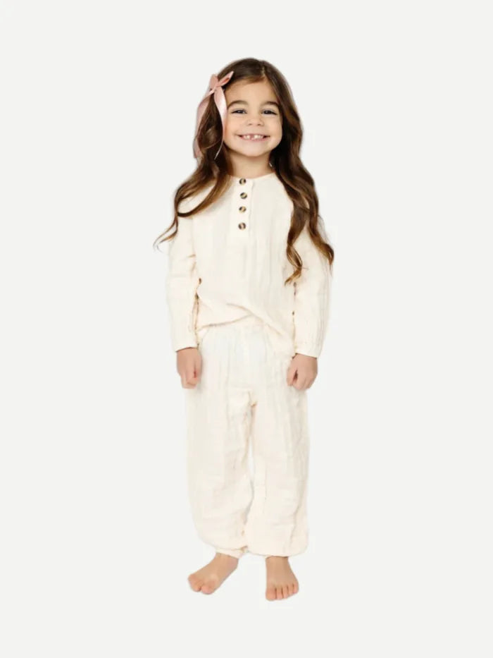 100% Cotton Sleepwear Muslim Style Children Pajamas Wholesale Manufacturer