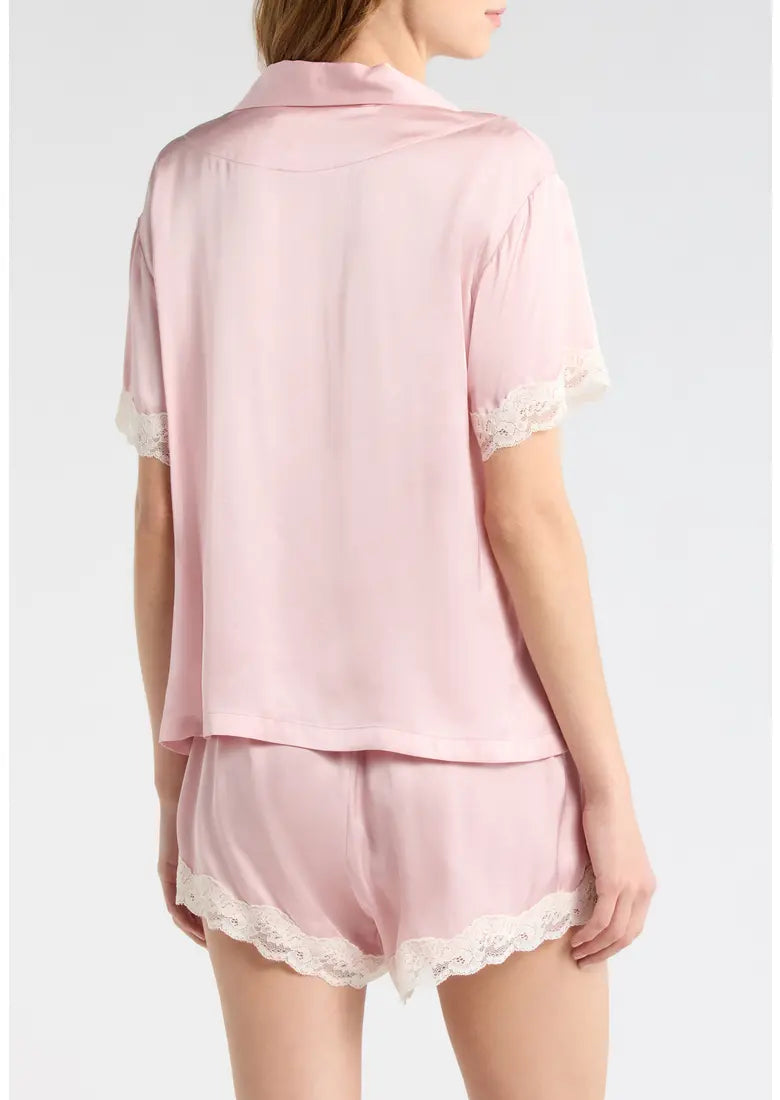 Lace Satin Pajamas Wholesale  Custom Sleepwear Manufacturer
