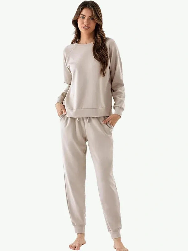 wholesale women lounge set custom sweatsuit manufacturer