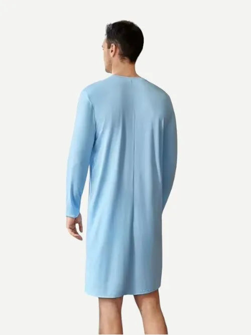 Custom Men's Nightgowns Knit Modal Sleep Nightgown Bamboo Night Wear