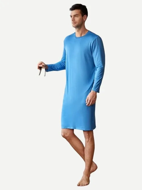 Bulk Buy Modal Sleep Nightgown Custom Bamboo Night Dress For Men