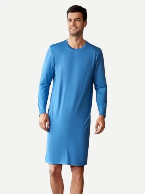 Bulk Buy Modal Sleep Nightgown Custom Bamboo Night Dress For Men