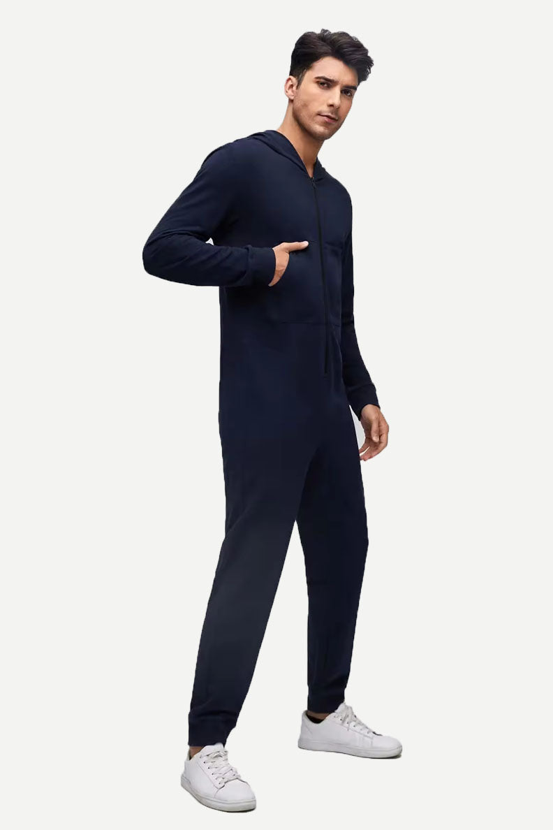 Wholesale Jumpsuit One Piece Bamboo Pajamas Onesie for Men