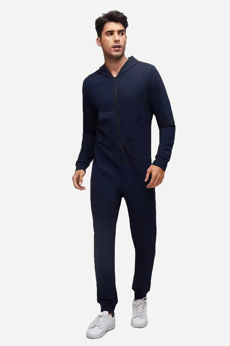 Wholesale Jumpsuit One Piece Bamboo Pajamas Onesie for Men