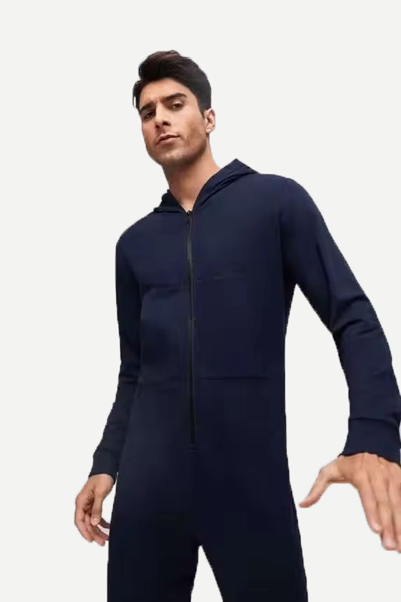 Wholesale Jumpsuit One Piece Bamboo Pajamas Onesie for Men