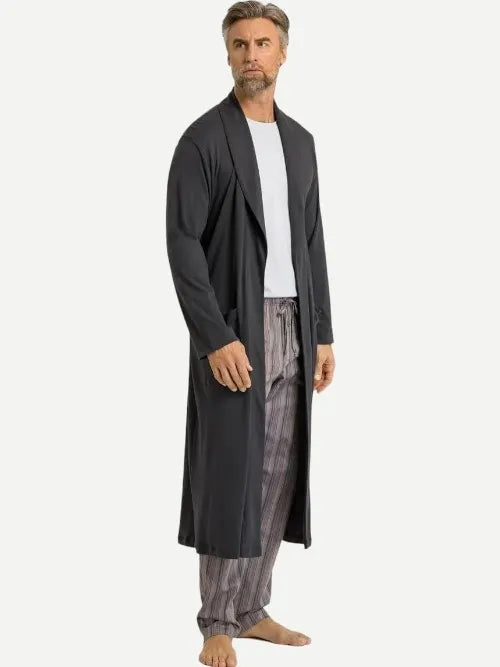 Mens Robes Bamboo Long Sleeve With Pockets Shawl Collar Bulk