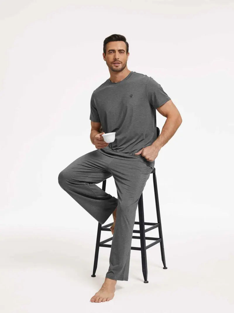 premium modal fabric mens sleepwear pyjama supplier