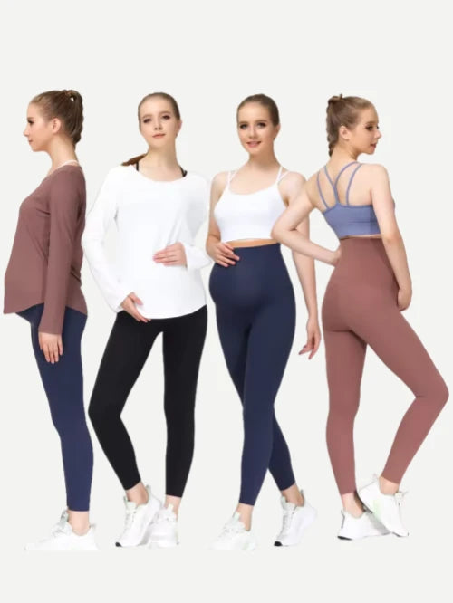 Pregnant Gym Scrunch Butt Sports Wear Pants Maternity Pants Yoga Leggings